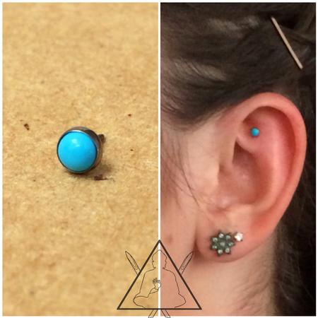 Tattoos - Faux rook piercing - 100870